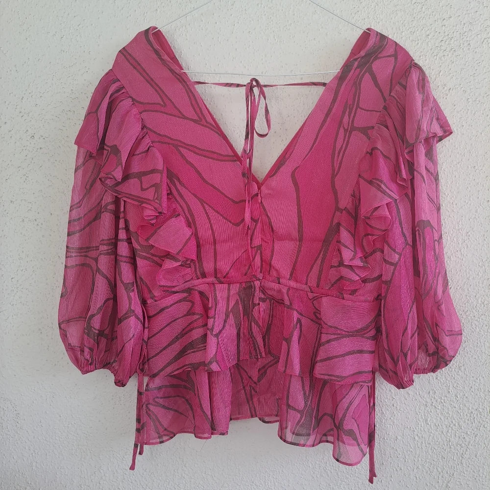 🆕TED BAKER JASMYNA TOP - Picture 3 of 9